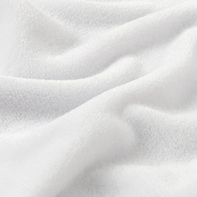 BEDELITE Fleece Blanket Twin Size White Throw Blanket for Couch & Bed, Luxury Plush Cozy Fuzzy Blanket 60x80 inches, Super Soft Warm Lightweight Throw Blanket for Travel Camping - Image 4